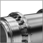 BZA Flexible Gear Coupling With Keyway Mount Or Cylindrical Bore For Interference Fit
